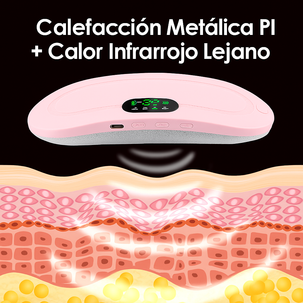 Masajeador de cintura con calefacción – Alivia esos cólicos menstruales y dolor lumbar ya!!