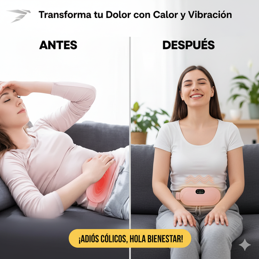 Masajeador de cintura con calefacción – Alivia esos cólicos menstruales y dolor lumbar ya!!
