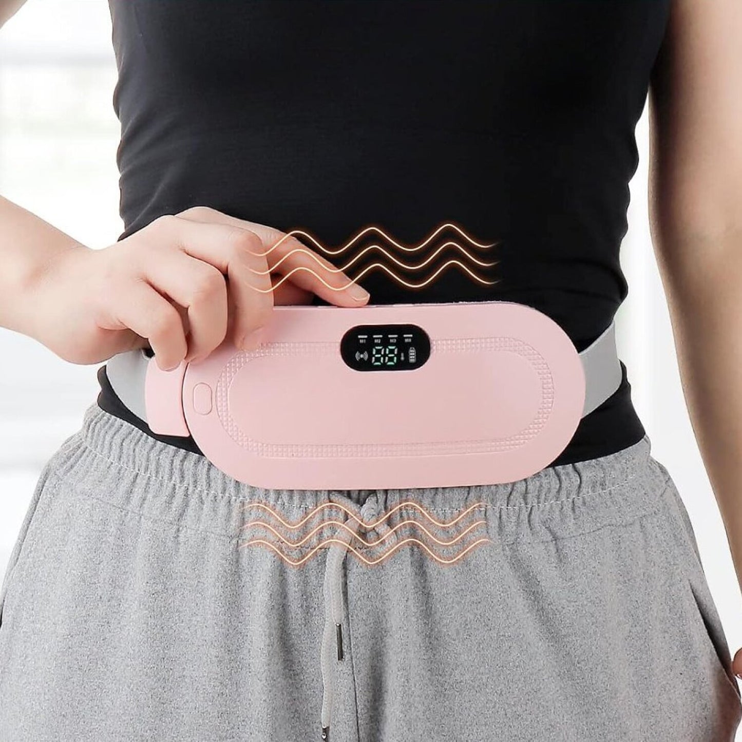 Masajeador de cintura con calefacción – Alivia esos cólicos menstruales y dolor lumbar ya!!